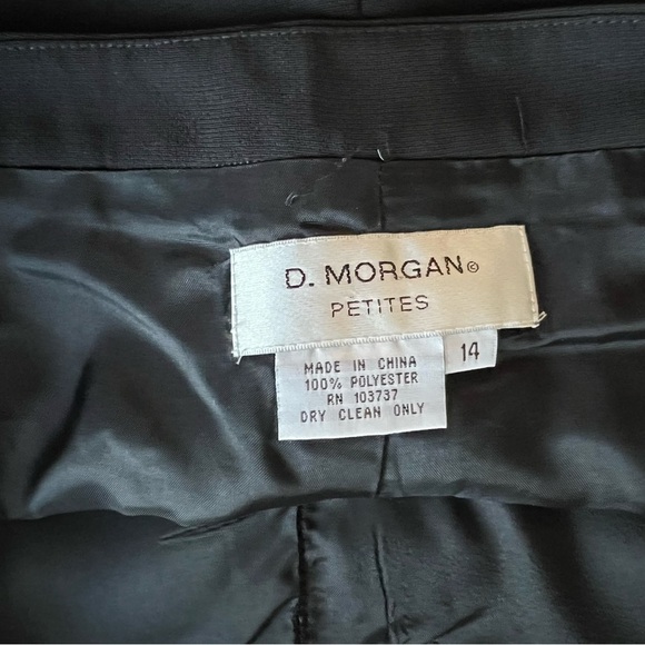 🌸Clearance🌸 Donna Morgan Petites Black Dress Pants Size 14 - Picture 8 of 8